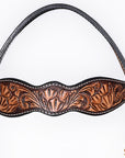 HILASON Western Horse Hand Carved American Leather Breast Collar Headstall