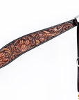 HILASON Western Horse Hand Carved American Leather Breast Collar Headstall