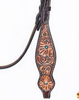 HILASON Western Horse Hand Carved American Leather Breast Collar Headstall