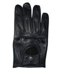 HILASON Genuine Leather Men's Driving Show Right Hand Glove Black