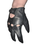 HILASON Genuine Leather Men's Driving Show Right Hand Glove Black