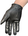 HILASON Genuine Leather Men's Driving Show Right Hand Glove Black