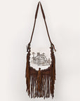 American Darling Crossbody Hair-On Genuine Leather Women Bag Western Handbag Purse