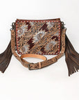 American Darling Hand Tooled Genuine Leather Women Bag Western Handbag Purse