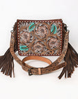 American Darling Hand Tooled Genuine Leather Women Bag Western Handbag Purse