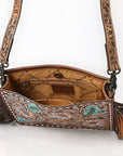 American Darling Hand Tooled Genuine Leather Women Bag Western Handbag Purse