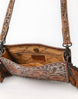 American Darling Hand Tooled Genuine Leather Women Bag Western Handbag Purse