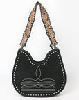 American Darling Hobo Suede Hand Tooled Genuine Leather Women Bag Western Handbag Purse
