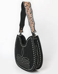 American Darling Hobo Suede Hand Tooled Genuine Leather Women Bag Western Handbag Purse