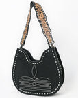 American Darling Hobo Suede Hand Tooled Genuine Leather Women Bag Western Handbag Purse