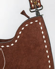 American Darling Hobo Suede Hand Tooled Genuine Leather Women Bag Western Handbag Purse