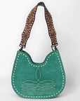 American Darling Hobo Suede Hand Tooled Genuine Leather Women Bag Western Handbag Purse