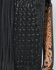 American Darling Tote Hand Tooled Saddle Blanket Genuine Leather Women Bag Western Handbag Purse