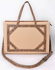 American Darling Tote Hand Tooled Saddle Blanket Genuine Leather Women Bag Western Handbag Purse