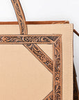 American Darling Tote Hand Tooled Saddle Blanket Genuine Leather Women Bag Western Handbag Purse