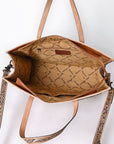 American Darling Tote Hand Tooled Saddle Blanket Genuine Leather Women Bag Western Handbag Purse