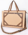 American Darling Tote Hand Tooled Saddle Blanket Genuine Leather Women Bag Western Handbag Purse