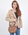 American Darling Canteen Bag Beautifully Hand Tooled Leather women