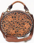 American Darling Canteen Bag Beautifully Hand Tooled Leather women
