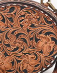 American Darling Canteen Bag Beautifully Hand Tooled Leather women