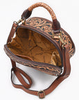 American Darling Canteen Bag Beautifully Hand Tooled Leather women