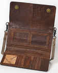 American Darling Western Small Cross Body Genuine Leather Handbag Purse Wallet Bag For Women Girls