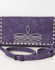 American Darling Western Small Cross Body Genuine Leather Handbag Purse Wallet Bag For Women Girls