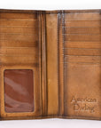 American Darling Wallet Genuine Leather Rodeo Wallet For Men & Women Unisex Purse |