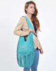 American Darling Hobo Suede Genuine Leather Women Bag Western Handbag Purse