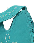 American Darling Hobo Suede Genuine Leather Women Bag Western Handbag Purse