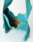 American Darling Hobo Suede Genuine Leather Women Bag Western Handbag Purse