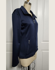 Navy Velvet-lined Jacket