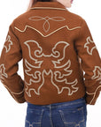 American Darling ADJKT063 Genuine Suede leather Women shirt jacket dress ladies girl