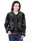 American Darling ADJKT064 Genuine Suede leather Women shirt jacket dress ladies girl