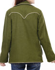 American Darling ADJKT069 Genuine Suede leather Women shirt jacket dress ladies girl
