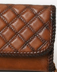 American Darling Western Cross Body Genuine Leather Handbag Purse Wallet Bag For Women Girls Brown