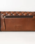 American Darling Western Cross Body Genuine Leather Handbag Purse Wallet Bag For Women Girls Brown