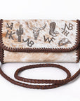 American Darling Crossbody Hair-On Genuine Leather Women Bag Western Handbag Purse