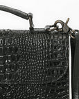 American Darling Crossbody Crocodile embossed Genuine Leather women bag western handbag purse