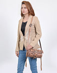 American Darling Organiser Bag Beautifully Hand Tooled Leather women