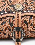 American Darling Organiser Bag Beautifully Hand Tooled Leather women