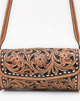 American Darling Organiser Bag Beautifully Hand Tooled Leather women