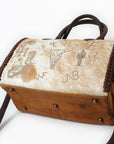 American Darling Duffel Bag Beautifully Hair on Genuine Leather women bag