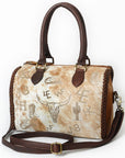 American Darling Duffel Bag Beautifully Hair on Genuine Leather women bag
