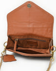 Never Mind Crossbody Genuine Leather Women Bag Western Handbag Purse
