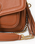Never Mind Crossbody Genuine Leather Women Bag Western Handbag Purse