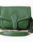 Never Mind Crossbody Genuine Leather Women Bag Western Handbag Purse