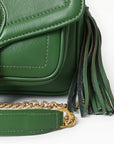 Never Mind Crossbody Genuine Leather Women Bag Western Handbag Purse