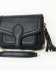 Never Mind Crossbody Genuine Leather Women Bag Western Handbag Purse