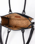 American Darling Tote Crocodile Embossed Genuine Leather Women Bag Western Handbag Purse